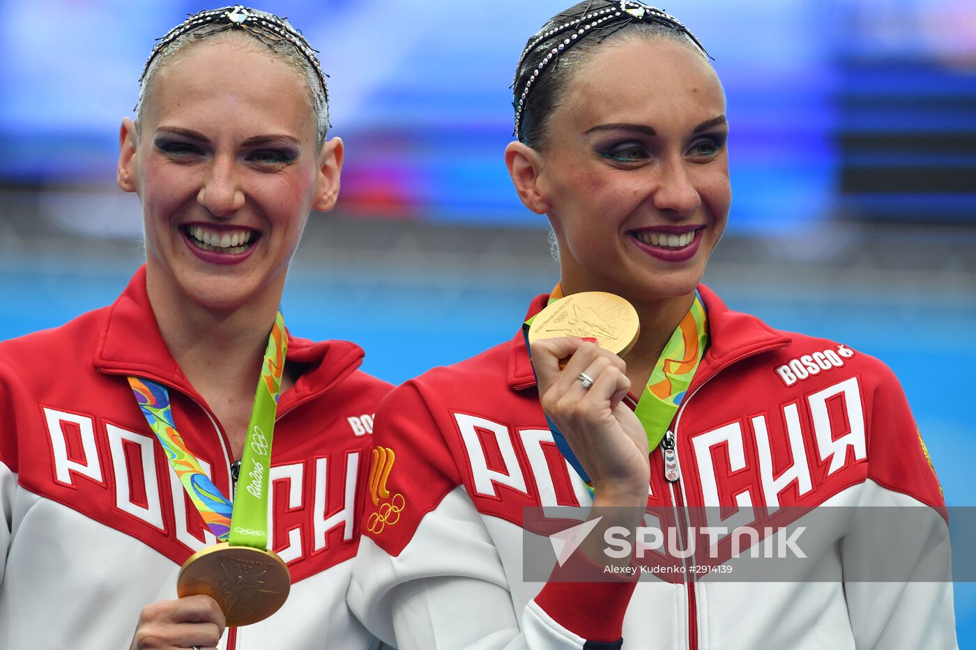 2016 Summer Olympics. Synchronized swimming duets. Free routine. Final