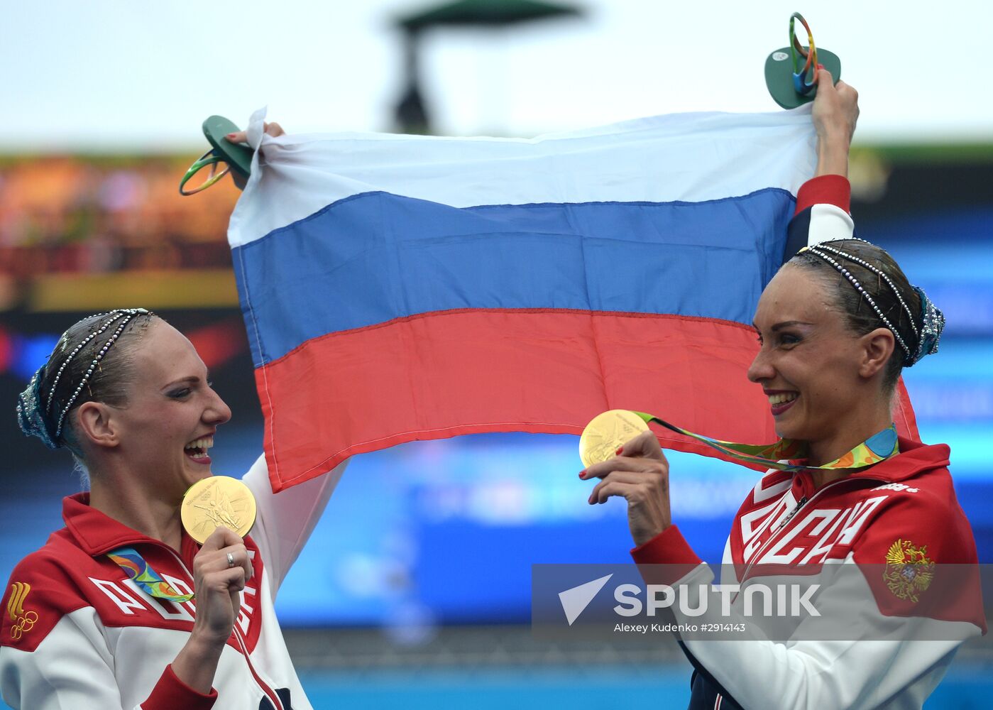 2016 Summer Olympics. Synchronized swimming duets. Free routine. Final