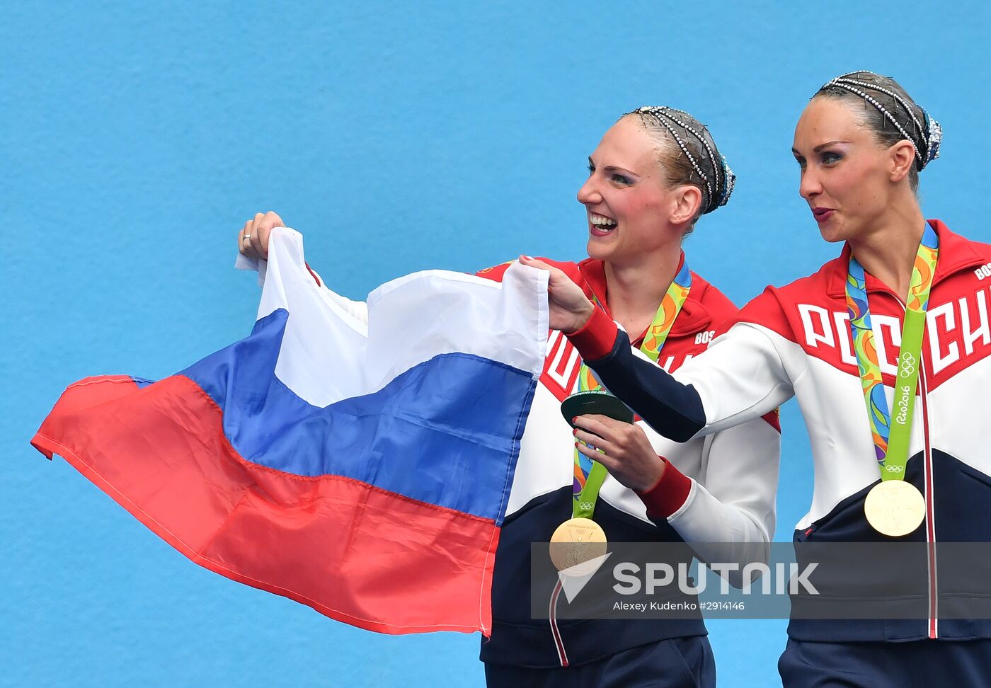 2016 Summer Olympics. Synchronized swimming duets. Free routine. Final