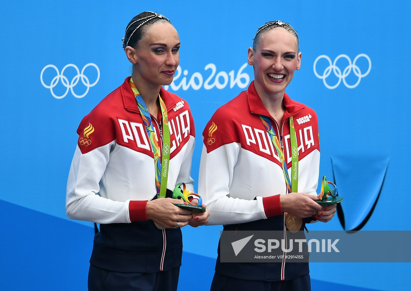 2016 Summer Olympics. Synchronized swimming duets. Free routine. Final