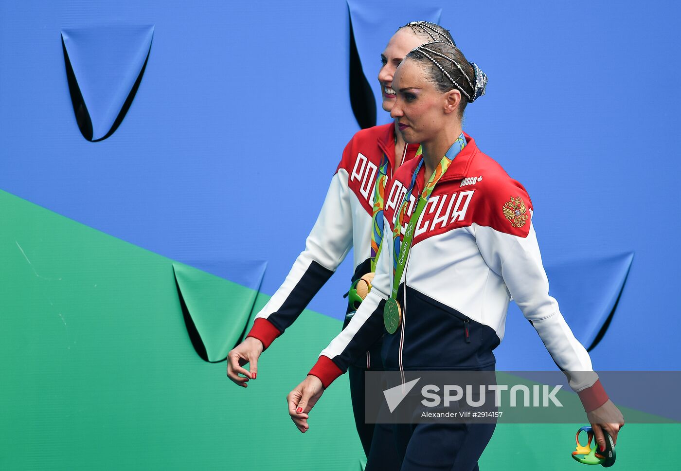 2016 Summer Olympics. Synchronized swimming duets. Free routine. Final