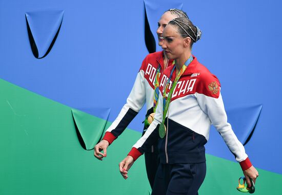 2016 Summer Olympics. Synchronized swimming duets. Free routine. Final