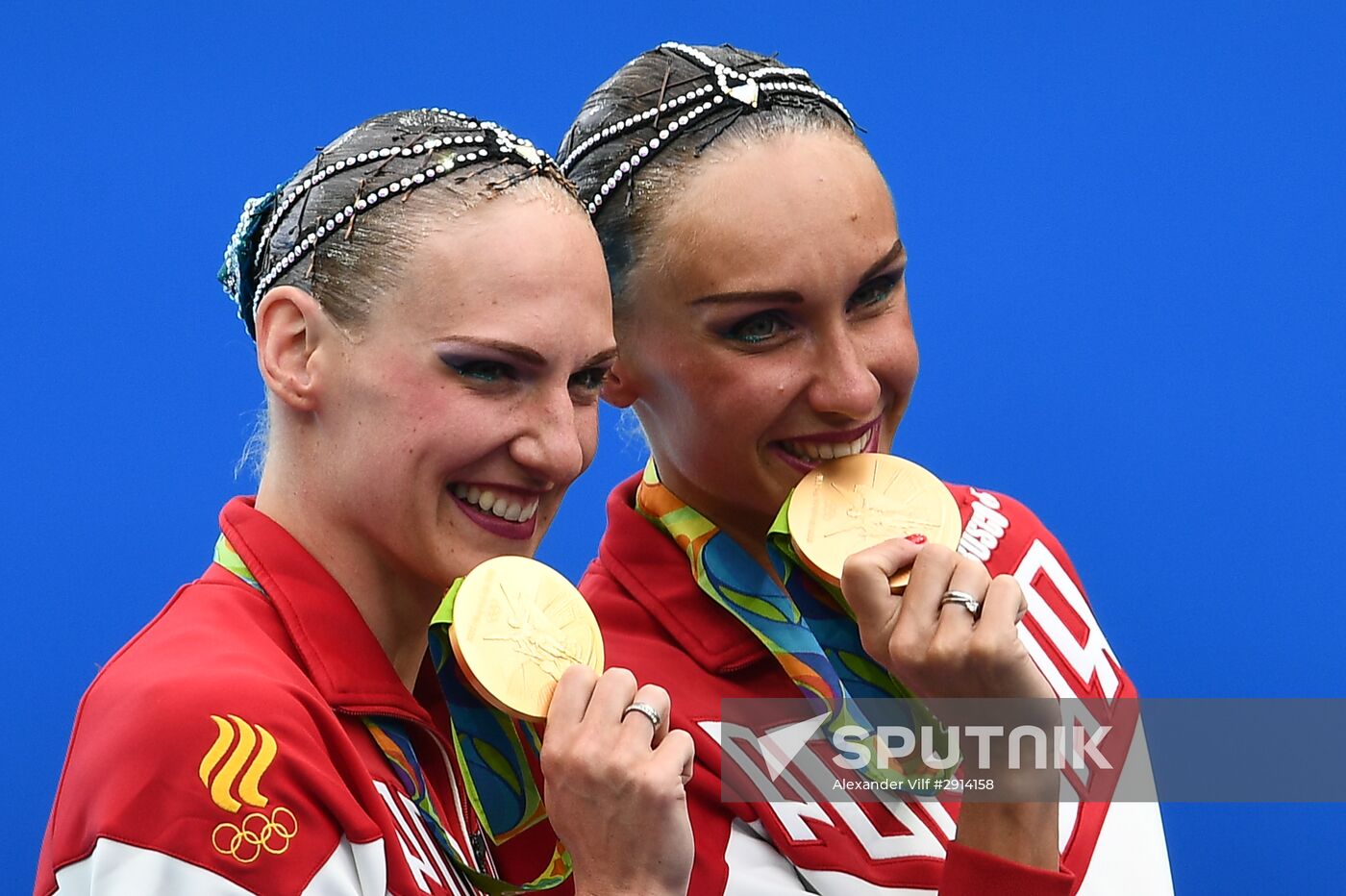 2016 Summer Olympics. Synchronized swimming duets. Free routine. Final