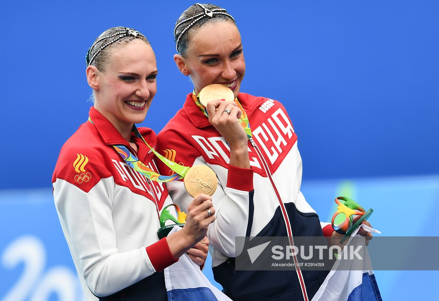 2016 Summer Olympics. Synchronized swimming duets. Free routine. Final