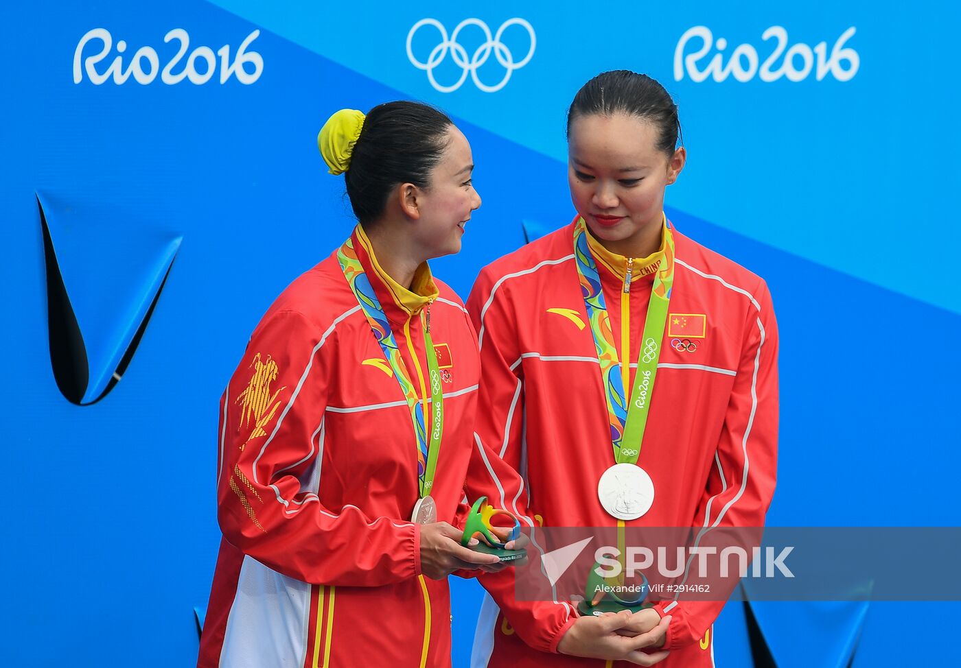 2016 Summer Olympics. Synchronized swimming duets. Free routine. Final