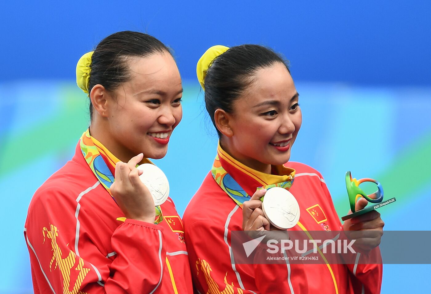 2016 Summer Olympics. Synchronized swimming duets. Free routine. Final