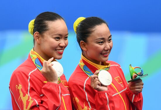 2016 Summer Olympics. Synchronized swimming duets. Free routine. Final