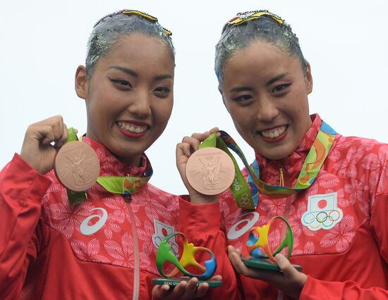 2016 Summer Olympics. Synchronized swimming duets. Free routine. Final
