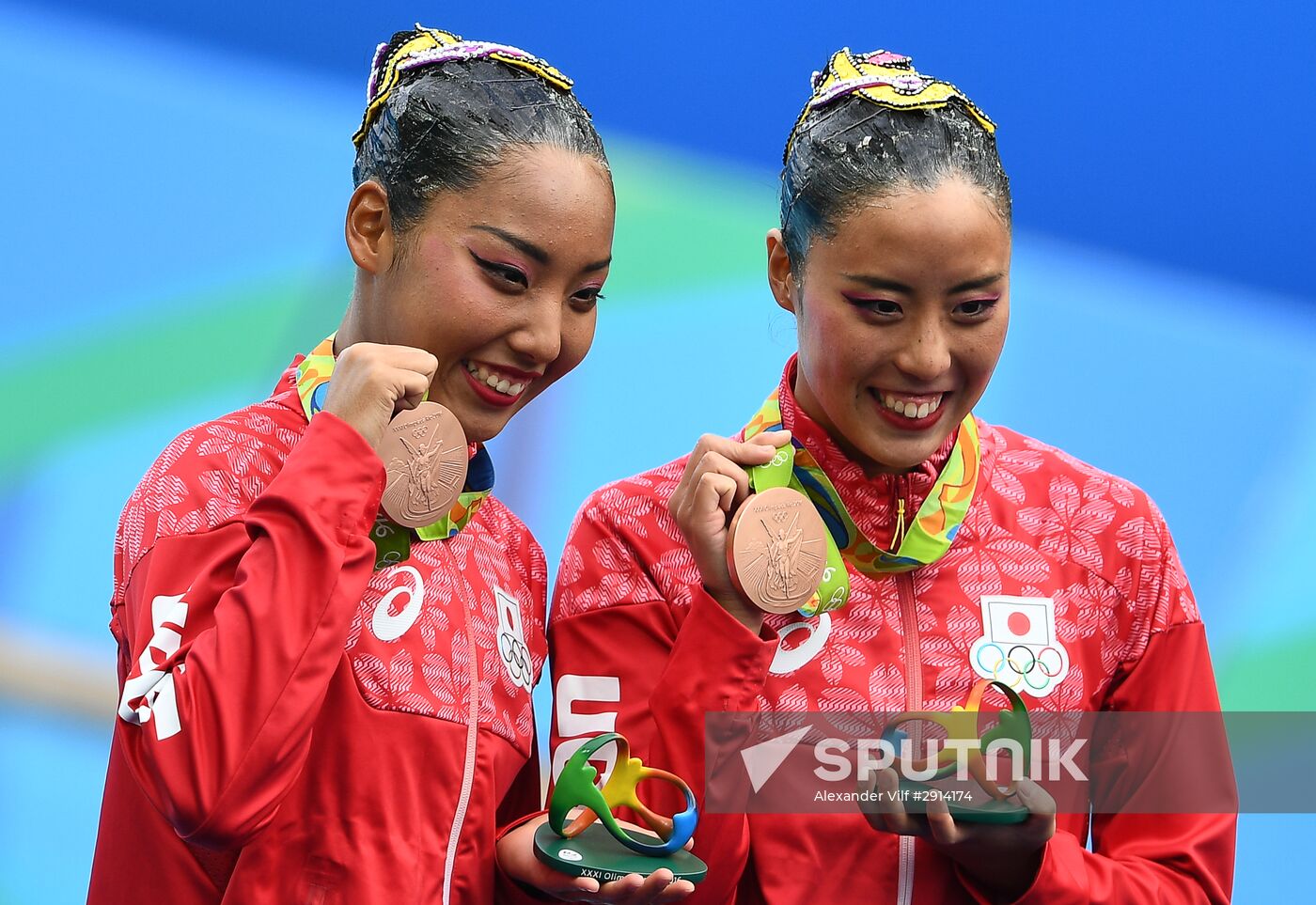 2016 Summer Olympics. Synchronized swimming duets. Free routine. Final