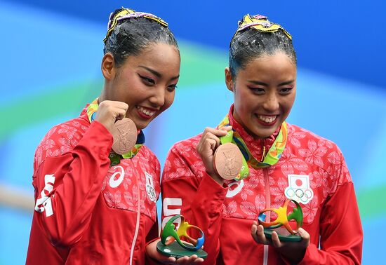 2016 Summer Olympics. Synchronized swimming duets. Free routine. Final