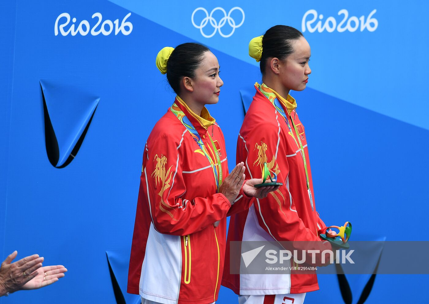 2016 Summer Olympics. Synchronized swimming duets. Free routine. Final