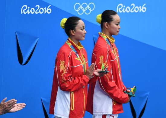 2016 Summer Olympics. Synchronized swimming duets. Free routine. Final