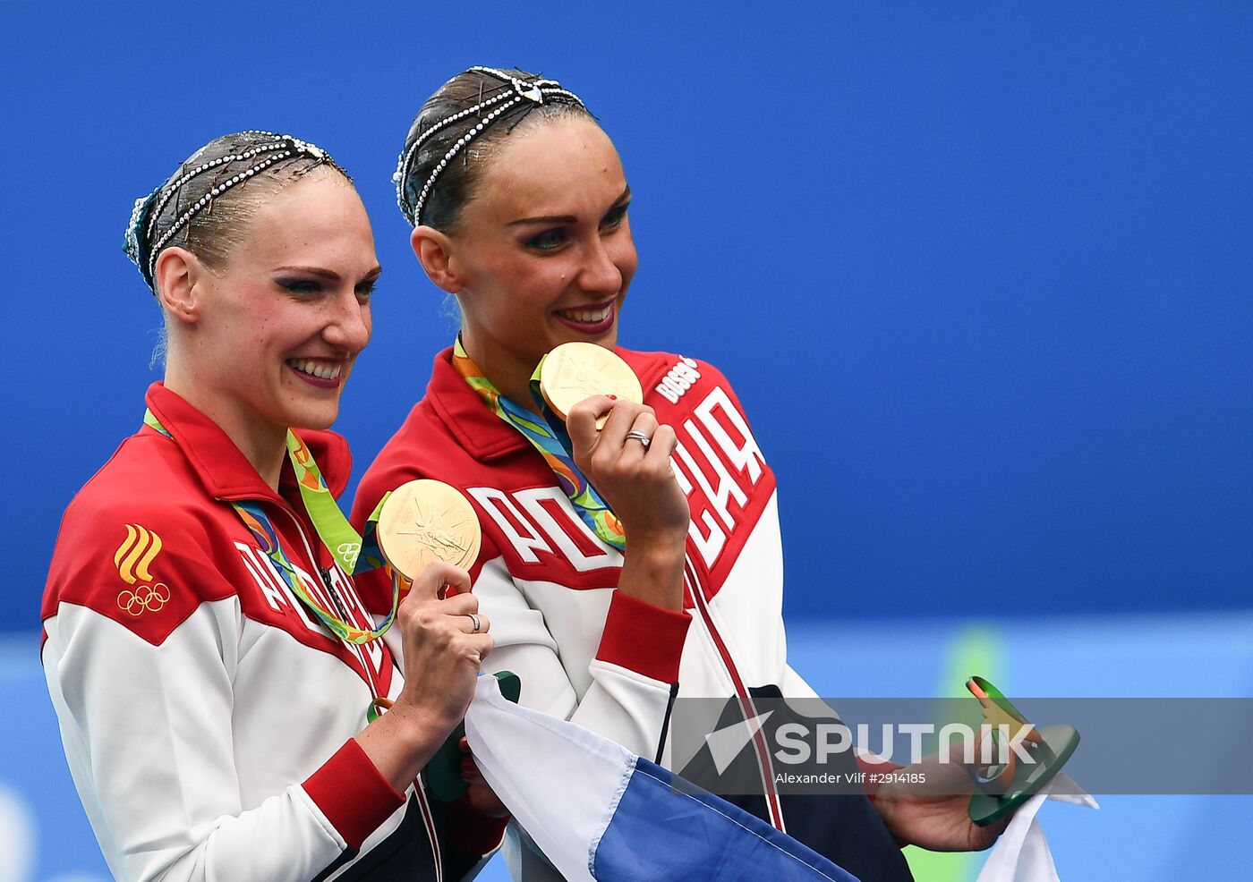 2016 Summer Olympics. Synchronized swimming duets. Free routine. Final