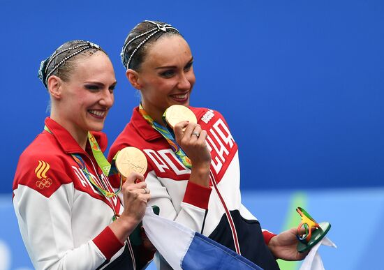 2016 Summer Olympics. Synchronized swimming duets. Free routine. Final