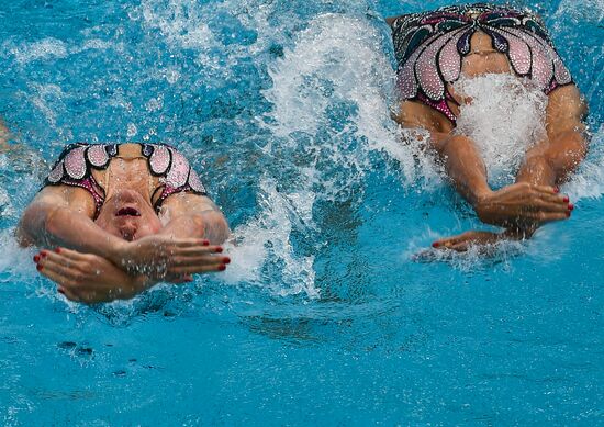 2016 Summer Olympics. Synchronized swimming duets. Free routine. Final