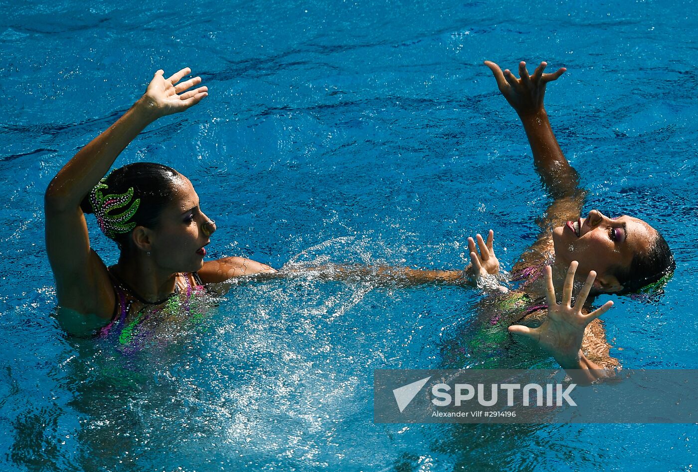 2016 Summer Olympics. Synchronized swimming duets. Free routine. Final