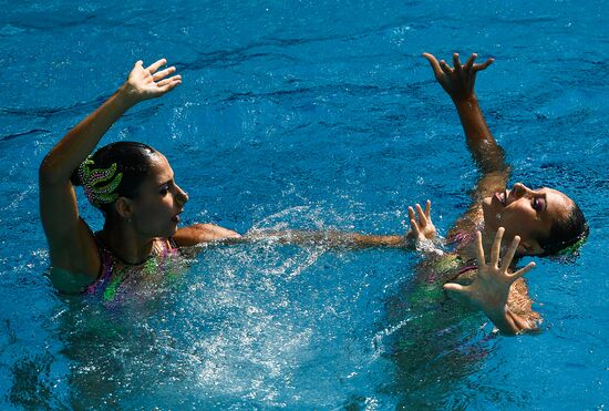 2016 Summer Olympics. Synchronized swimming duets. Free routine. Final