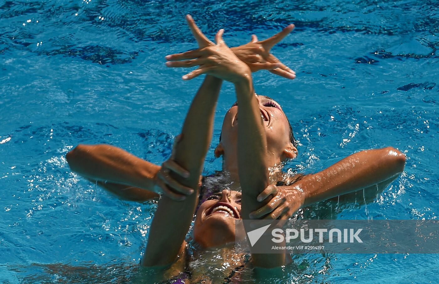 2016 Summer Olympics. Synchronized swimming duets. Free routine. Final