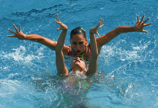 2016 Summer Olympics. Synchronized swimming duets. Free routine. Final