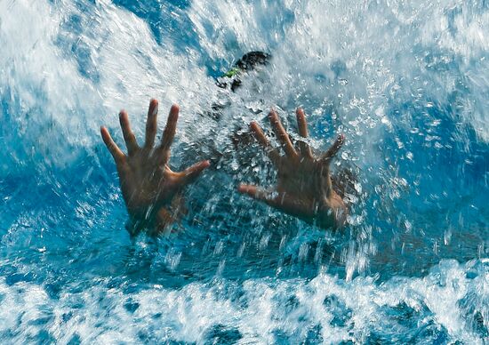 2016 Summer Olympics. Synchronized swimming duets. Free routine. Final