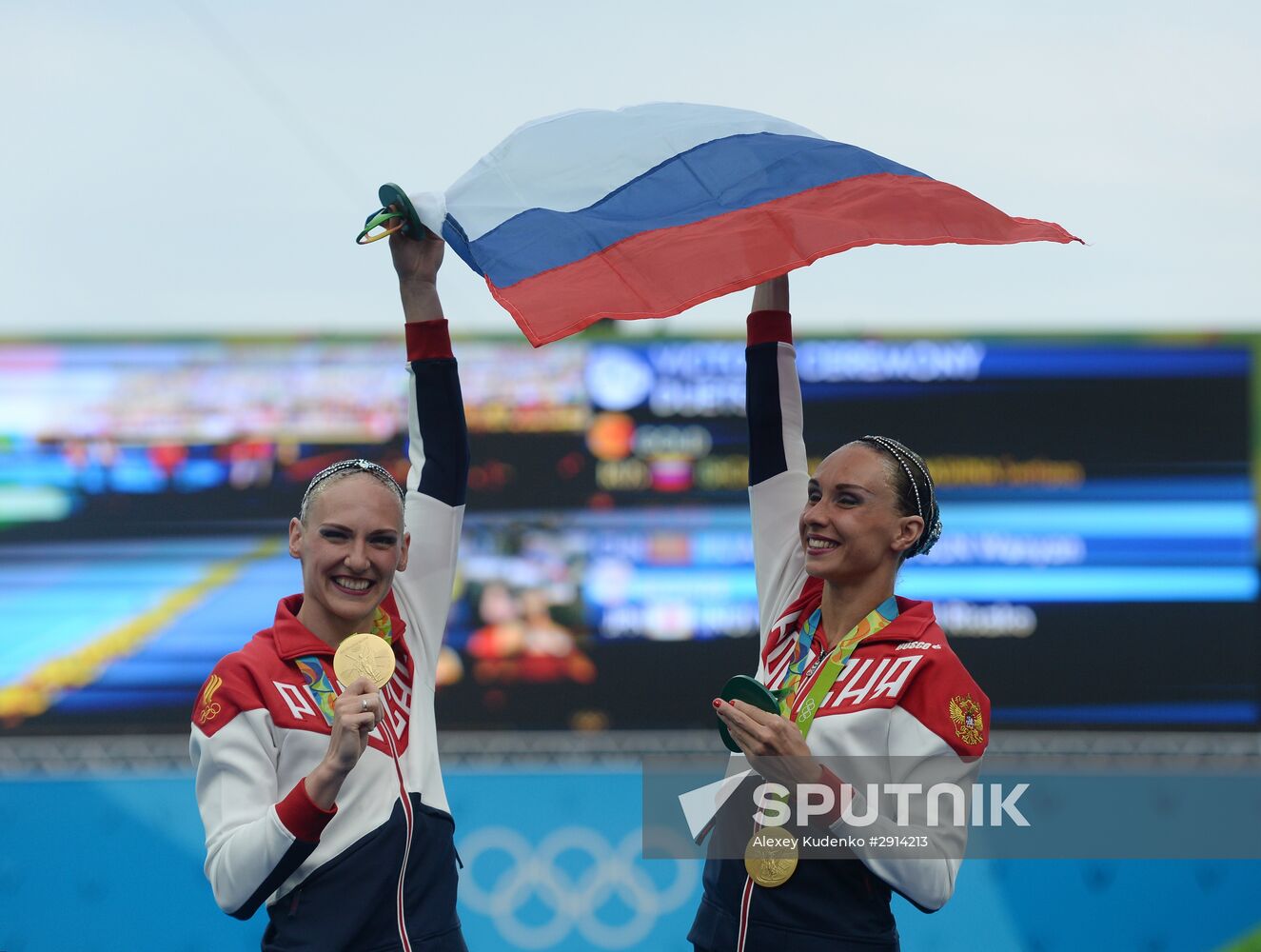 2016 Summer Olympics. Synchronized swimming duets. Free routine. Final