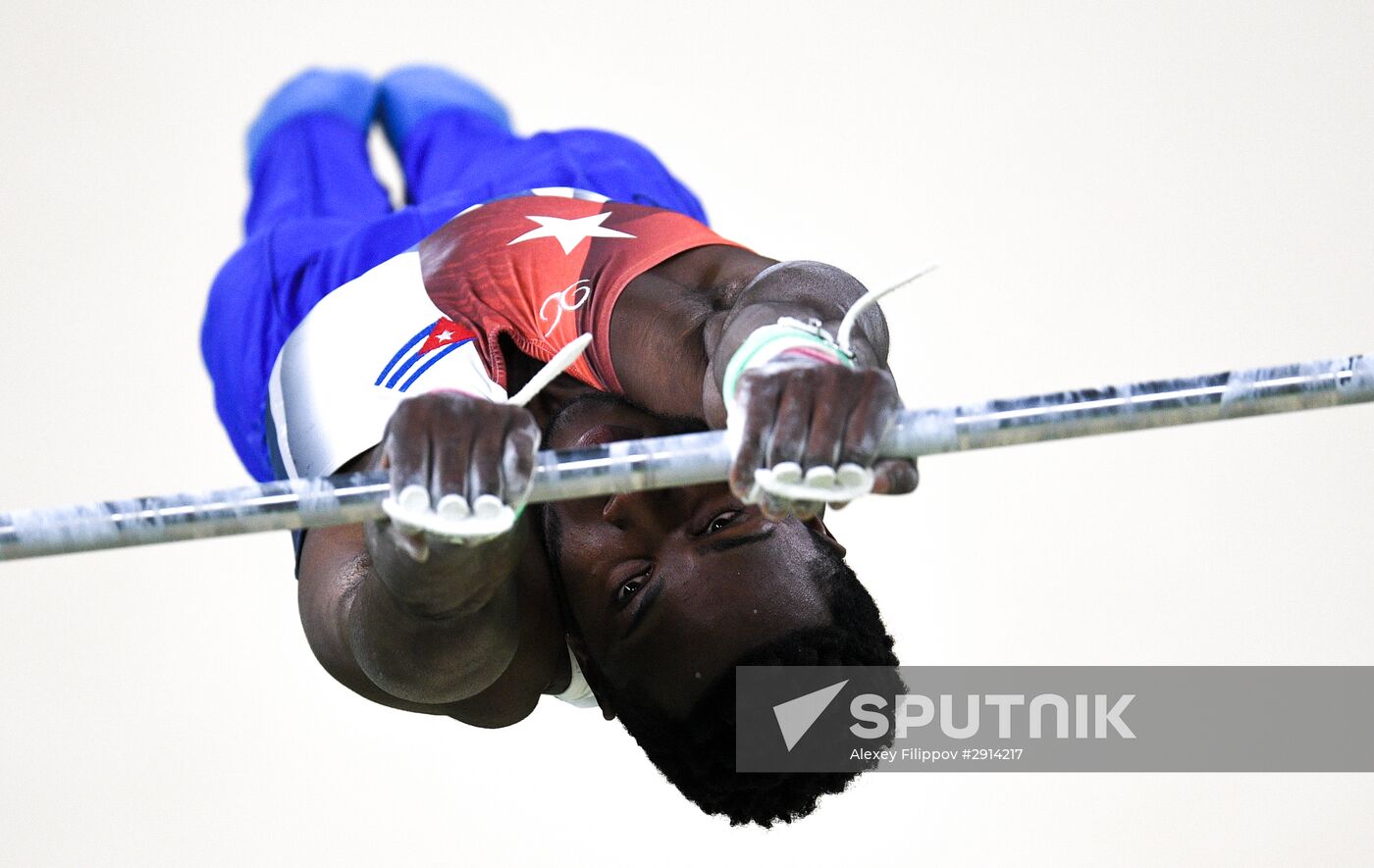 2016 Olympics. Artistic gymnastics. Men. Horizontal bar