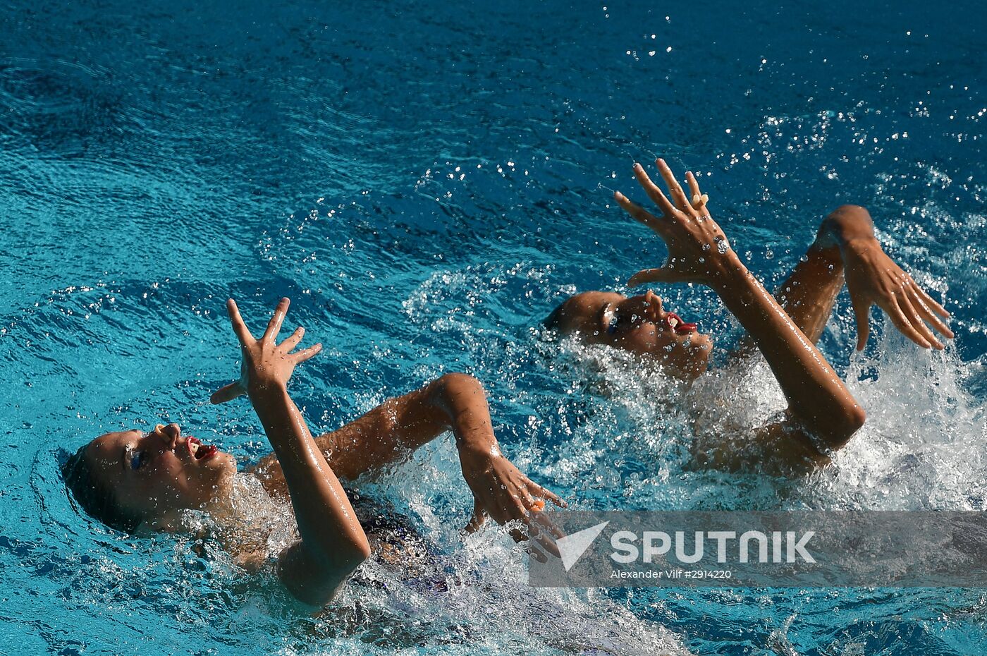 2016 Summer Olympics. Synchronized swimming duets. Free routine. Final