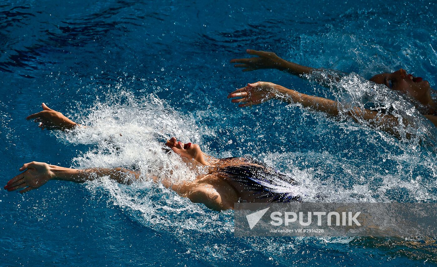 2016 Summer Olympics. Synchronized swimming duets. Free routine. Final