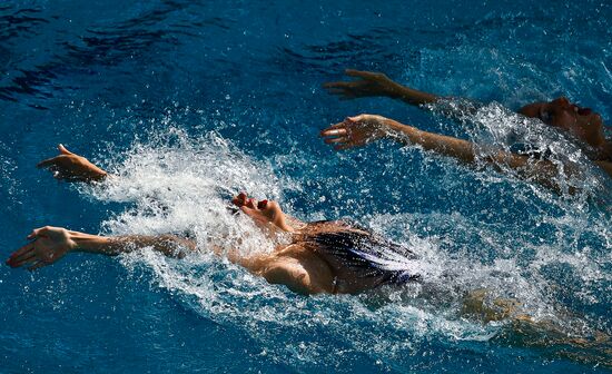 2016 Summer Olympics. Synchronized swimming duets. Free routine. Final