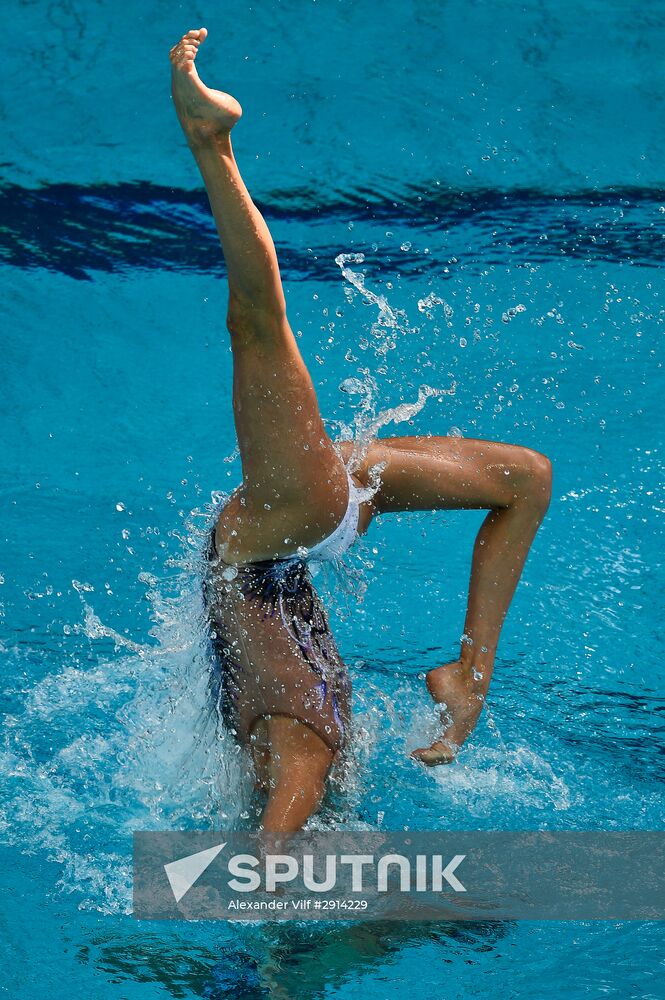 2016 Summer Olympics. Synchronized swimming duets. Free routine. Final