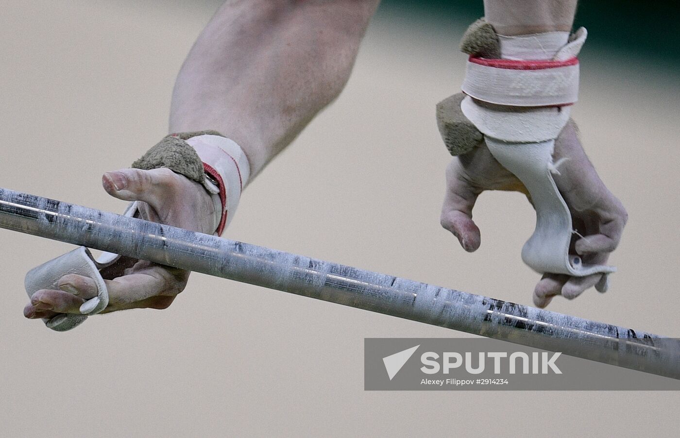 2016 Olympics. Artistic gymnastics. Men. Horizontal bar