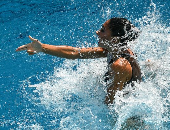 2016 Summer Olympics. Synchronized swimming duets. Free routine. Final