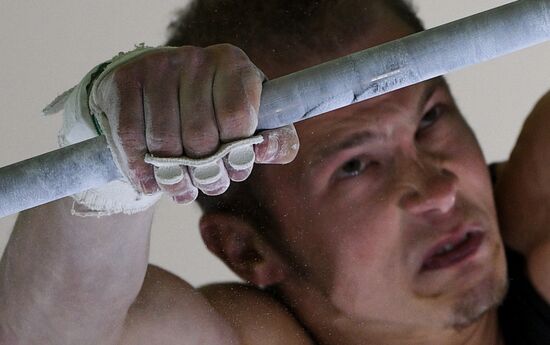 2016 Olympics. Artistic gymnastics. Men. Horizontal bar