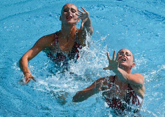 2016 Summer Olympics. Synchronized swimming duets. Free routine. Final