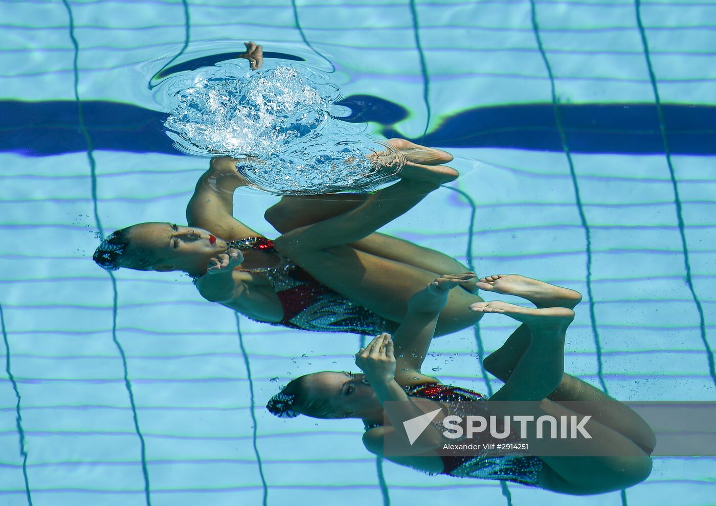 2016 Summer Olympics. Synchronized swimming duets. Free routine. Final