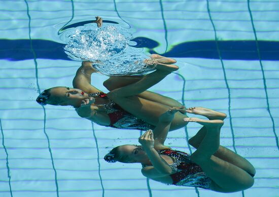 2016 Summer Olympics. Synchronized swimming duets. Free routine. Final