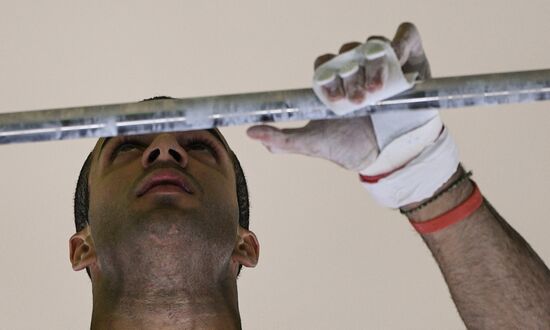 2016 Olympics. Artistic gymnastics. Men. Horizontal bar