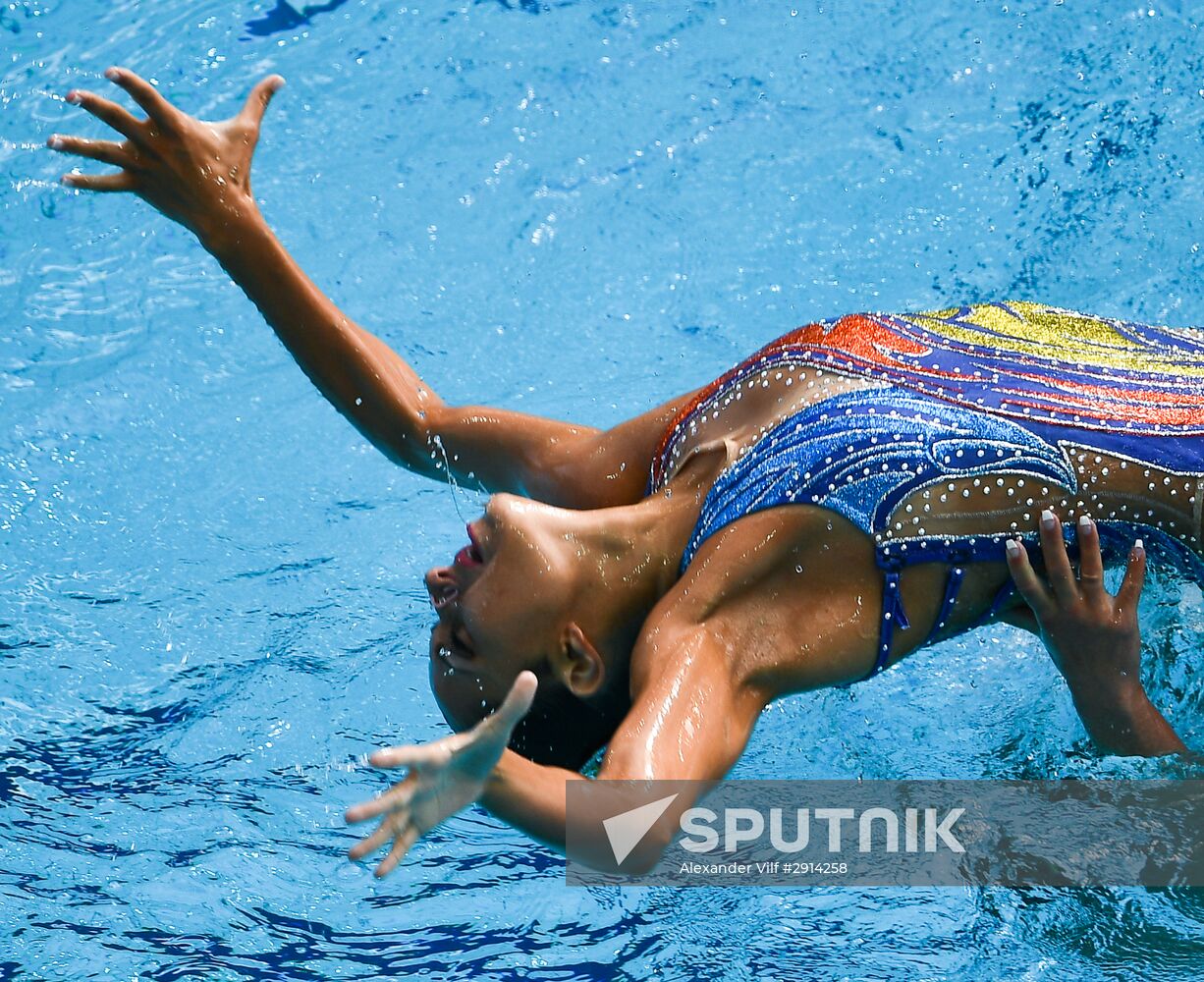 2016 Summer Olympics. Synchronized swimming duets. Free routine. Final