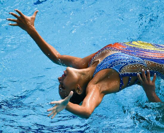 2016 Summer Olympics. Synchronized swimming duets. Free routine. Final