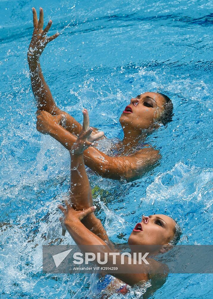 2016 Summer Olympics. Synchronized swimming duets. Free routine. Final