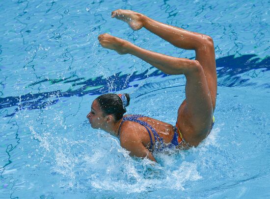 2016 Summer Olympics. Synchronized swimming duets. Free routine. Final