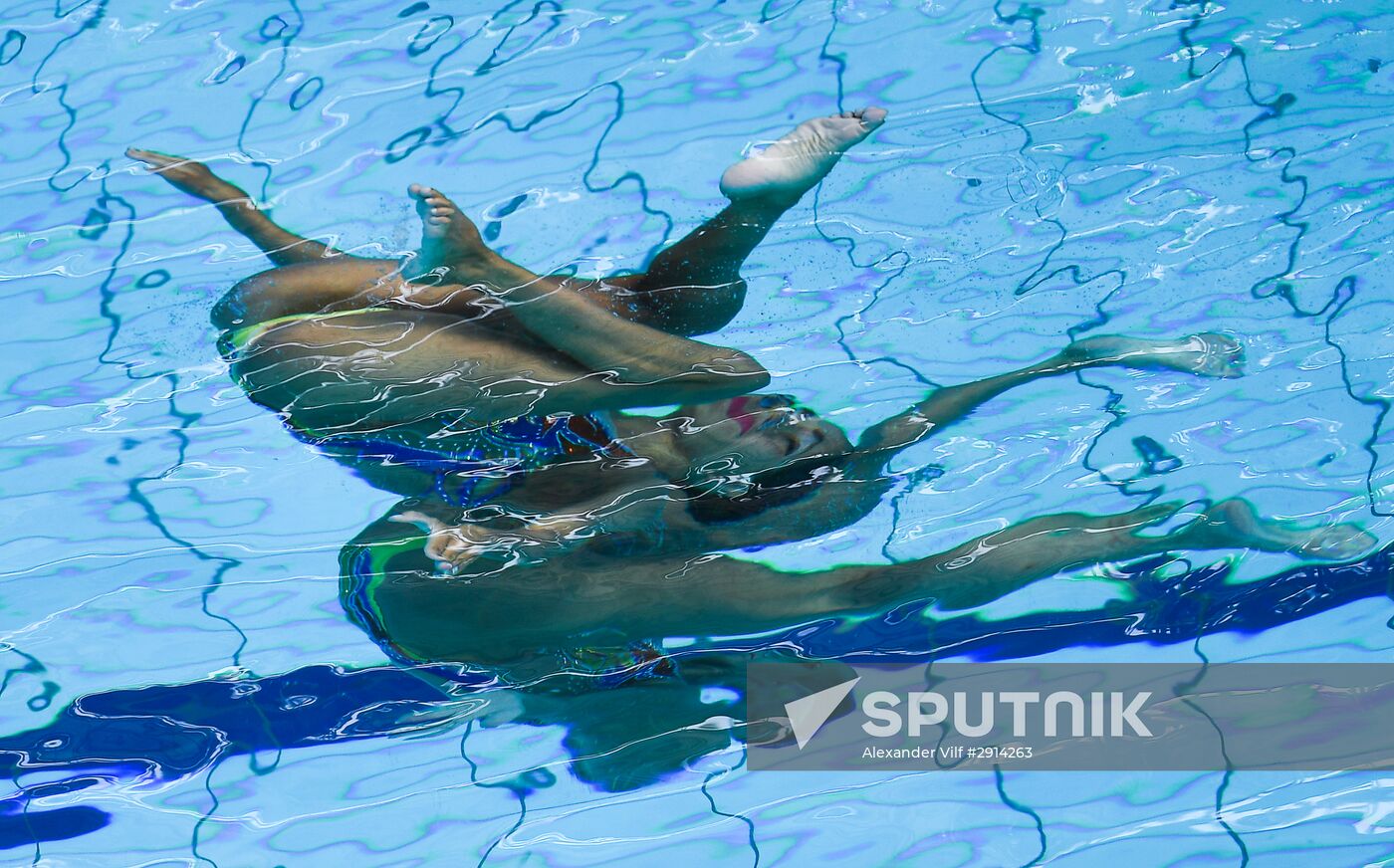 2016 Summer Olympics. Synchronized swimming duets. Free routine. Final