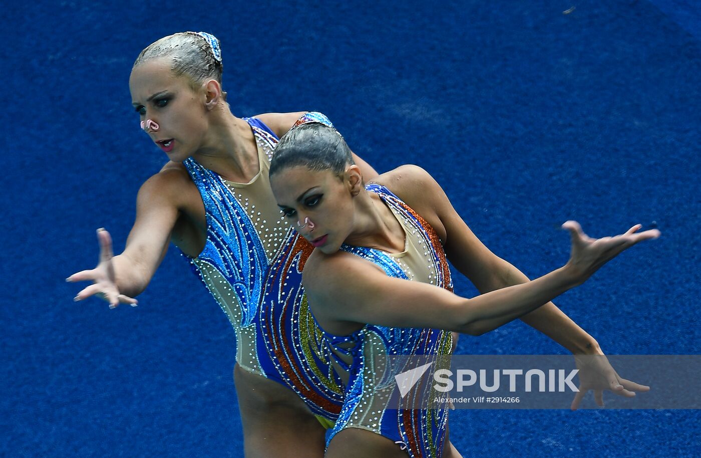 2016 Summer Olympics. Synchronized swimming duets. Free routine. Final