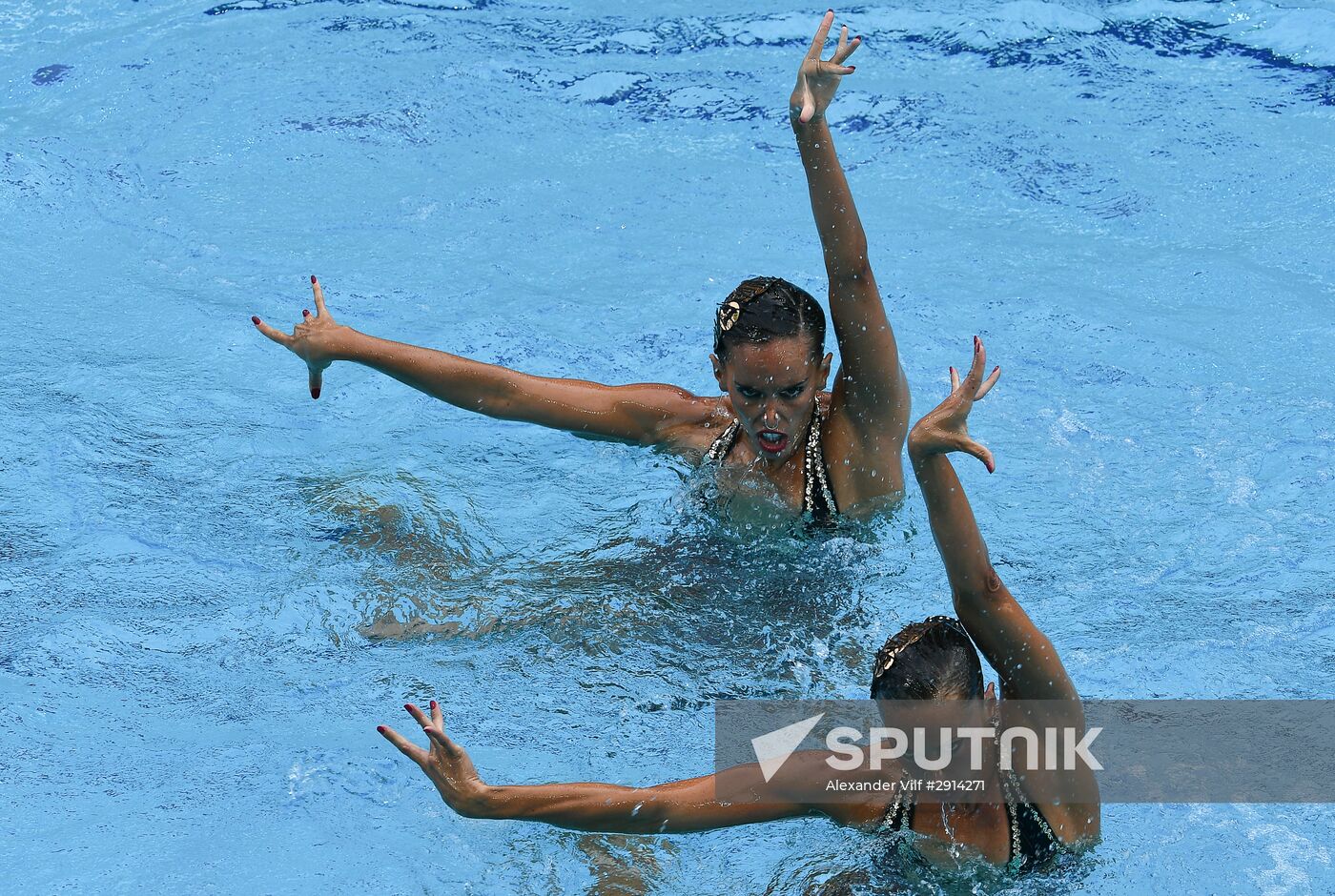 2016 Summer Olympics. Synchronized swimming duets. Free routine. Final