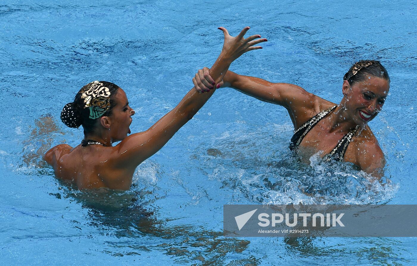 2016 Summer Olympics. Synchronized swimming duets. Free routine. Final