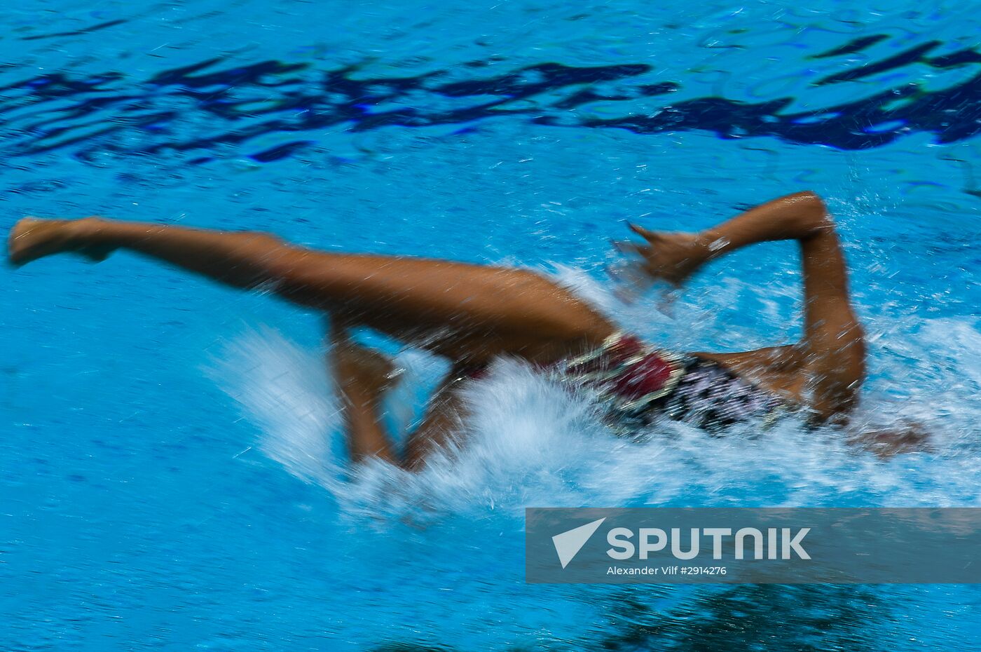 2016 Summer Olympics. Synchronized swimming duets. Free routine. Final