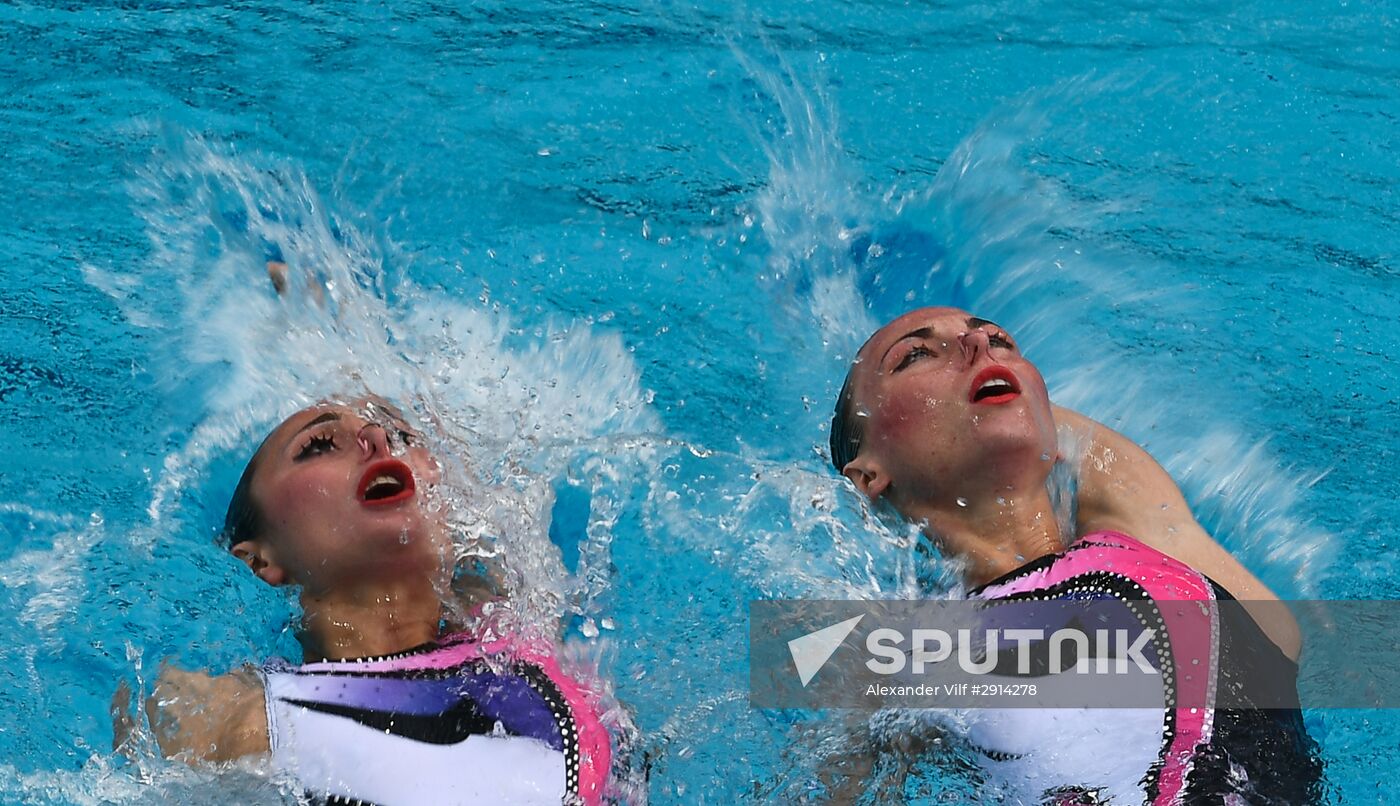 2016 Summer Olympics. Synchronized swimming duets. Free routine. Final