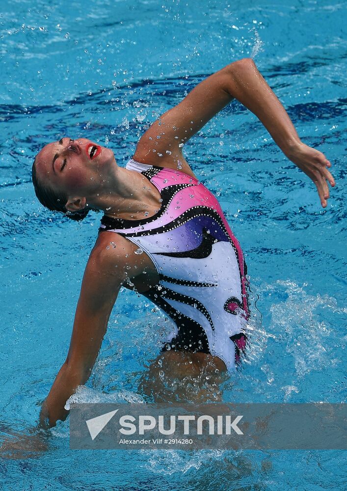 2016 Summer Olympics. Synchronized swimming duets. Free routine. Final
