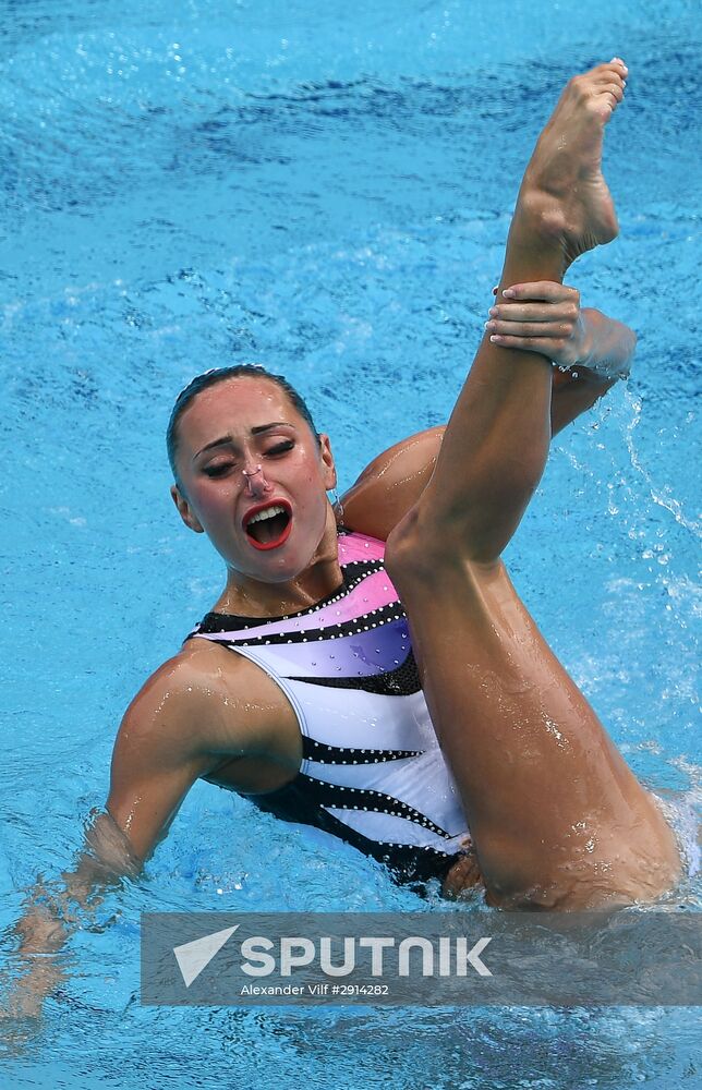 2016 Summer Olympics. Synchronized swimming duets. Free routine. Final