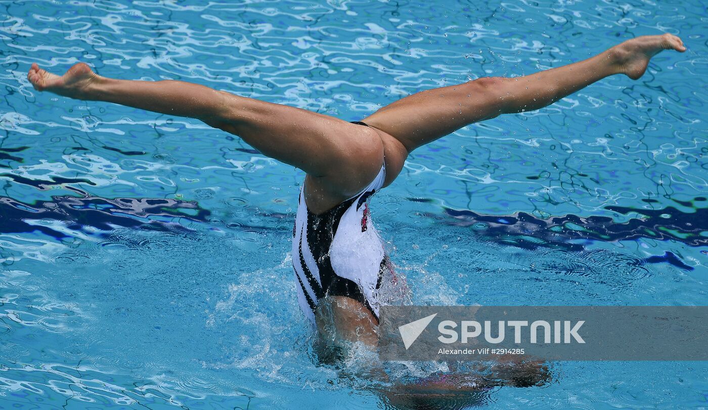 2016 Summer Olympics. Synchronized swimming duets. Free routine. Final
